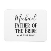 バジェットベストマングローマンギフト白黒 マグネット (横)