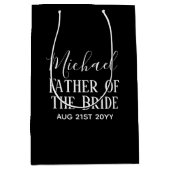 バジェットベストマングローマンギフト白黒 ミディアムペーパーバッグ