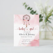 バジェットベビーガールオンザウェイピンクドリームキャッチャー (スタンド正面)