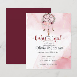 バジェットベビーガールオンザウェイピンクドリームキャッチャー