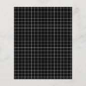 バジェットベビーシャワーおもしろい白黒ラム招待状 (裏面)