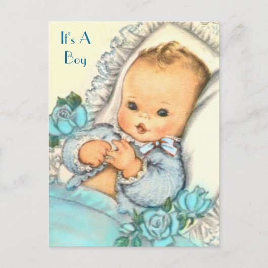 バジェットベビーシャワー招待状 インビテーションポストカード (正面)