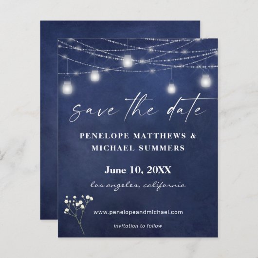 バジェットベビーズブレスBチャックボード救日付 (正面/裏面)