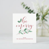 バジェットベメリーーシンプルビジネスホリデーカード (スタンド正面)