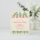 バジェットベリーとブランチのクリスマス招待状 (スタンド正面)
