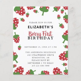 バジェットベリーファースト誕生日かわいいストロベリーガール