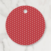 バジェットベリーファースト誕生日かわいいストロベリーガール フェイバータグ (裏面)