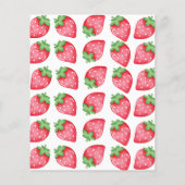 バジェットベリーファースト誕生日1st誕生日招待状 チラシ (裏面)