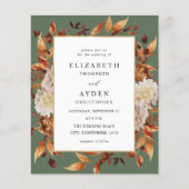 バジェットベージュ秋フローラ結婚2s – 緑 (正面)