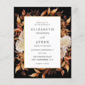 バジェットベージュ秋結婚フローラ2's – 黒 (正面)