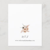 バジェットベージュ&パイン素朴フローラ結婚ズ チラシ (裏面)