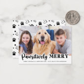 バジェットペットの写真年、レビュー中のかわいい犬の祝日 ノートカード (正面/裏面インサイチュ)