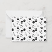 バジェットペットの写真年、レビュー中のかわいい犬の祝日 ノートカード (裏面)