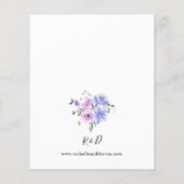 バジェットペリ&パープルフローラ結婚ズ チラシ (裏面)