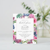 バジェットホットピンク&ネイビーブルーフローラブライダルシャワー2 (スタンド正面)