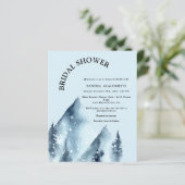 バジェットホリデーウィンターブライダルシャワー招待状 (スタンド正面)