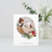 バジェットホリデーウィンターボタニカルフォトパーソナライズされた (スタンド正面)