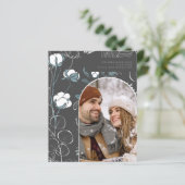 バジェットホリデーウィンターボタニカルフォトパーソナライズされた (スタンド正面)