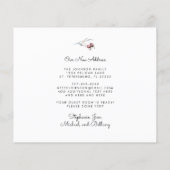 バジェットホリデーグリーナリーリースニューアドレスカード (裏面)