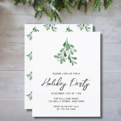 バジェットホリデーパーティー招待状