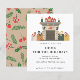 バジェットホリデーファイアプレイスウェーブムーバルホリデーカード