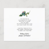 バジェットホリーアンドパインニューホームホリデームービングカード (裏面)