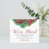 バジェットホリーベリーパインコーンホリデイムービングカード (スタンド正面)