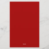 バジェットホリーベリーホリデイパーティ招待状ステーション 便箋 (裏面)