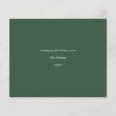 バジェットホリーメリーオールグリーンホリデーカード (裏面)