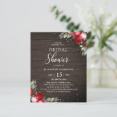 バジェットホリ素朴ー木造ブライダルシャワーフライヤー (スタンド正面)