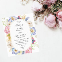 バジェットホワイトピンク&パープルフローラ結婚ズ