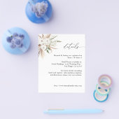 バジェットホワイトフローラサマーボホ チラシ (シングル)