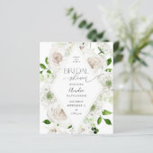 バジェットホワイトフローラブライダルシャワー (スタンド正面)