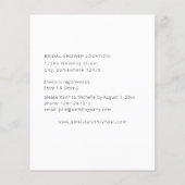 バジェットホワイトフローラブライダルシャワー (裏面)