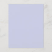 バジェットホワイトブルーフローラアーチ90th誕生日招待状 (裏面)