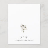 バジェットホワイトボー結婚ホフローラのV3 LN チラシ (裏面)