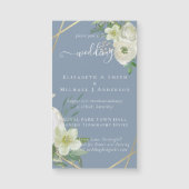 バジェットホワイトローズグリーン結婚金ゴールド (正面)