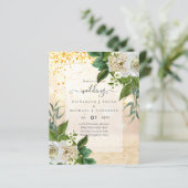 バジェットホワイトローゼズ招待状結婚ズシック (スタンド正面)