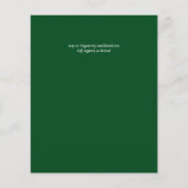 バジェットホワイトローゼブーケフローラ結婚ズフライヤー チラシ (裏面)