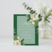 バジェットホワイトローゼブーケ結婚フローラ (スタンド正面)