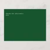 バジェットホワイトローゼブーケ結婚フローラ ポストカード (裏面)