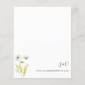 バジェットホワイト&イエローフローラ結婚ズ (裏面)