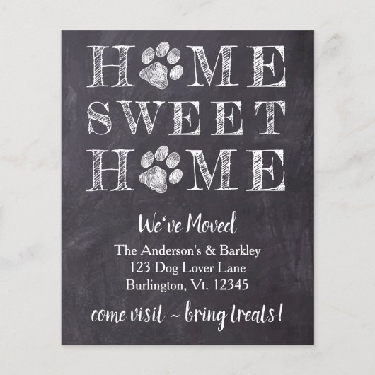 バジェットホームスイートホーム引っ越しましたペットムービングカード (正面)