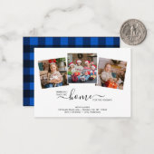 バジェットホームホリデーズ3フォトブループライド移動 ノートカード (正面/裏面インサイチュ)