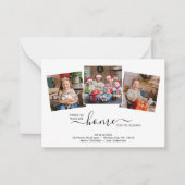 バジェットホームホリデーズ3フォトブループライド移動 ノートカード (正面)