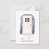 バジェットホームリースハウスナンバムービングカード ノートカード (正面)