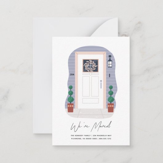 バジェットホームリースハウスナンバムービングカード ノートカード (正面)