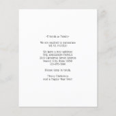 バジェットホーム休暇のためのクリスマスフォトムービング (裏面)