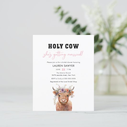 バジェットホーリーカウウェスタン女性のカーボーイブライダルシャワー (スタンド正面)