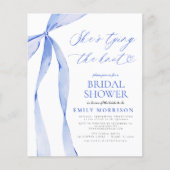 バジェットボウ彼女は結ぶノットブルー招待状 チラシ (正面)